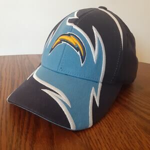 San Diego LA Chargers Reebok NFL Football Vtg Strap Snapback Sports Hat Cap EUC